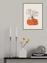 Hand Drawn Plant Sketch Poster och Canvastavla