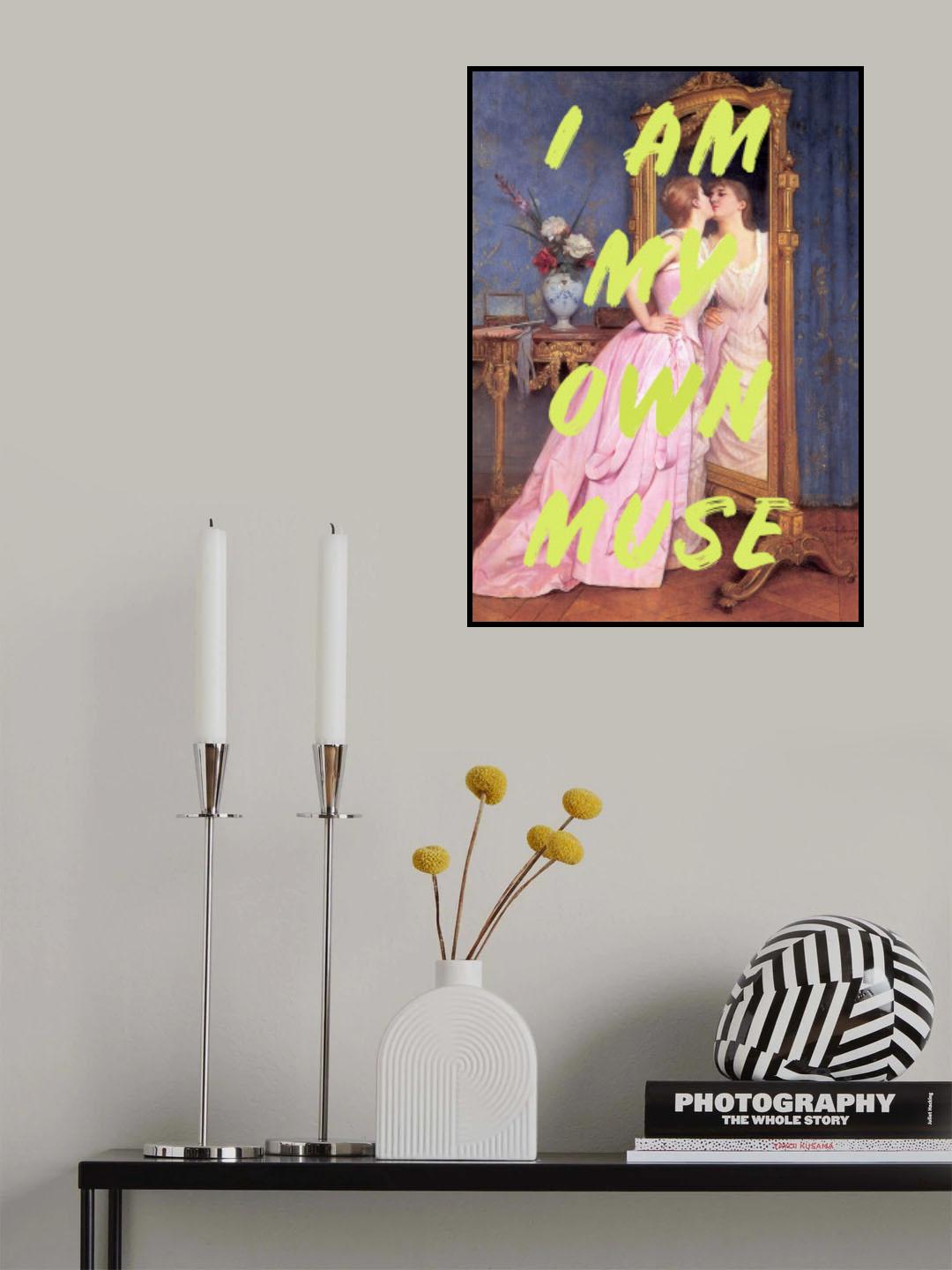 Myownmuseyellow2 Ratioiso Poster och Canvastavla