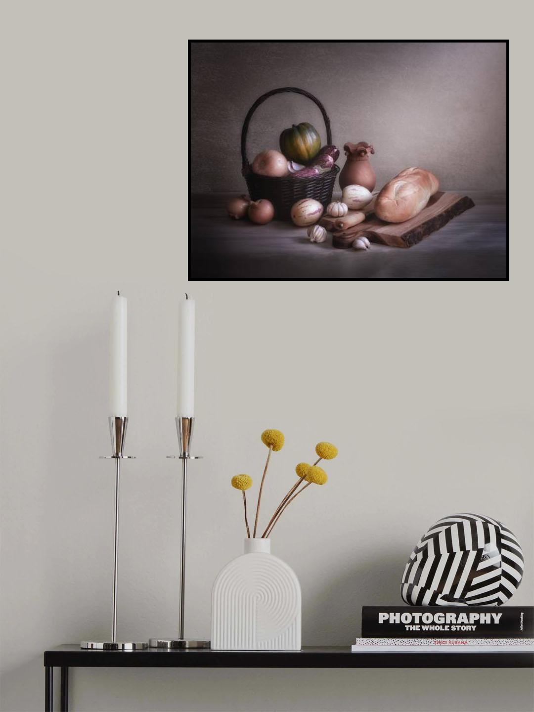 A corner at kitchen Poster och Canvastavla