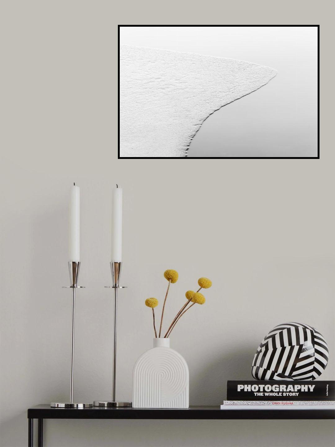 White Poster och Canvastavla