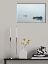 Ferries On A River Poster och Canvastavla
