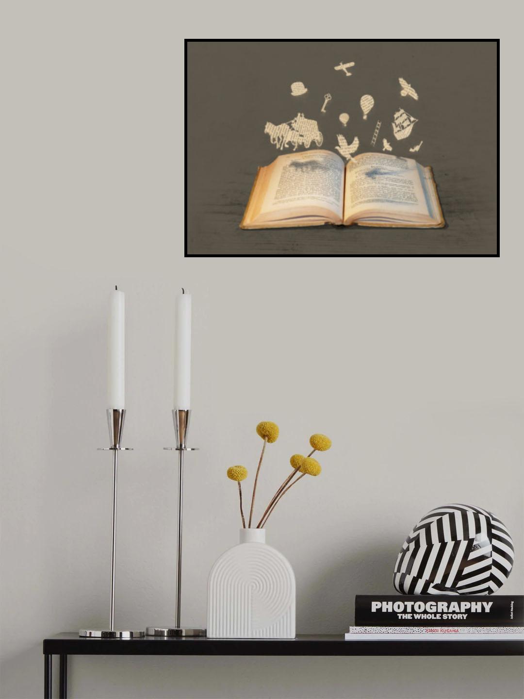 Words Take Flight Poster och Canvastavla