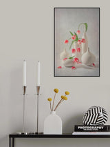 Blooming Pink Tulips Poster och Canvastavla