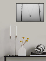 a boy on a swing Poster och Canvastavla