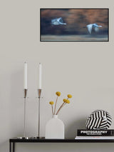 Chasing through Autumn Poster och Canvastavla