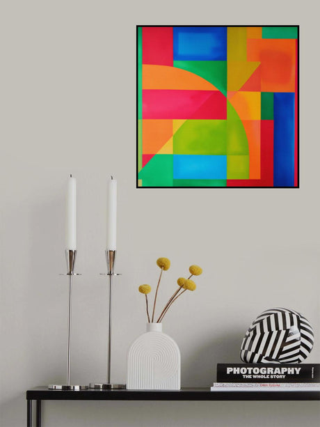 Modern Vibrant Painting No.6 Poster och Canvastavla