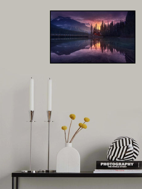 Lake House sunrise Poster och Canvastavla
