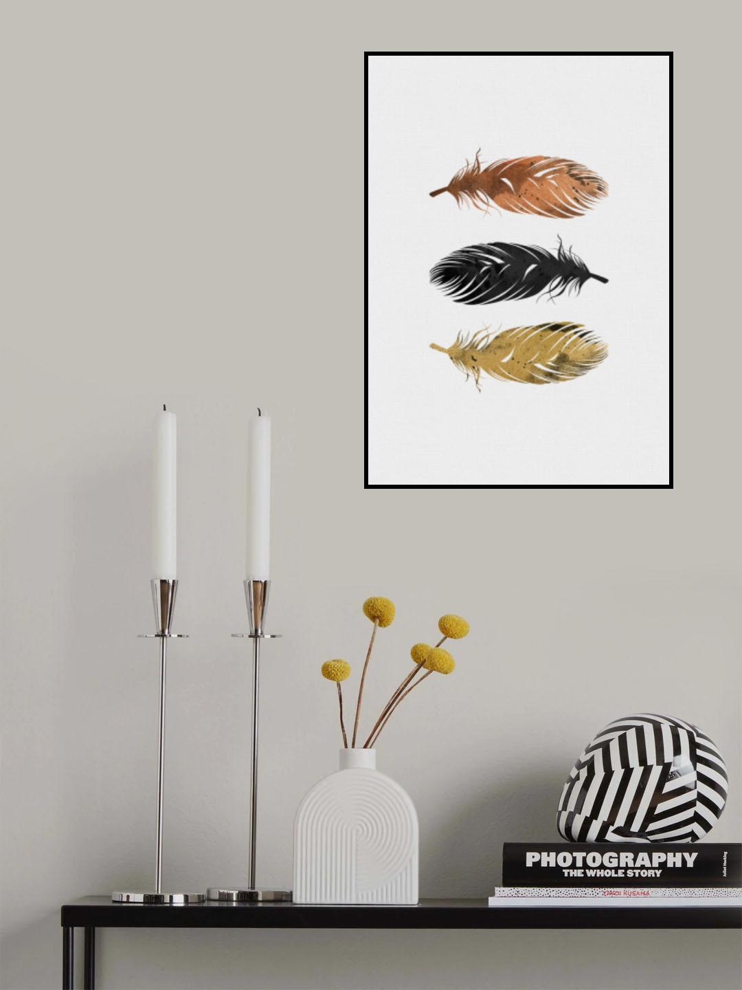 Feathers Poster och Canvastavla