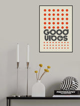 Good Vibes Orange Poster och Canvastavla