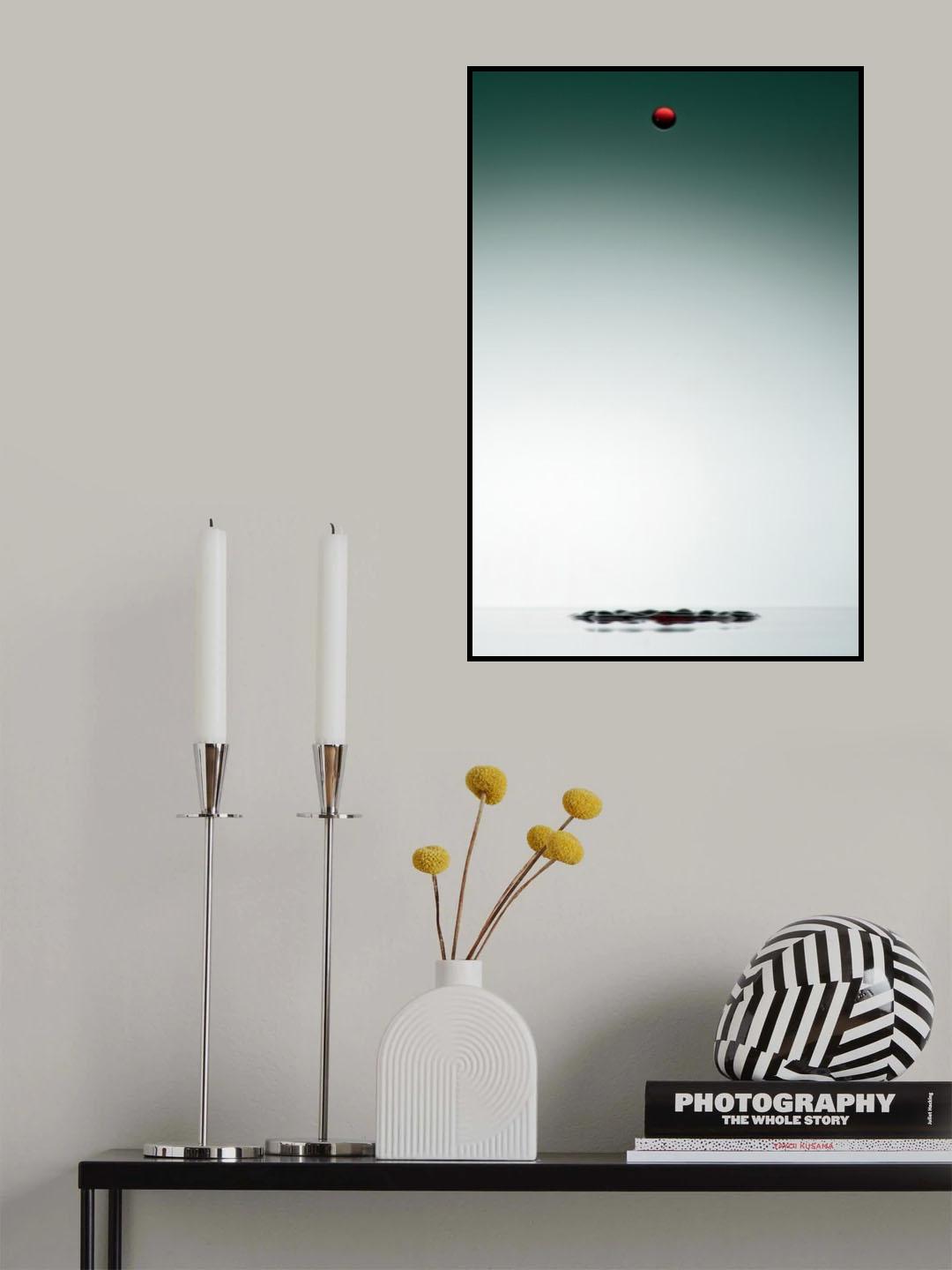 Evolution of waterdrops - 3 Poster och Canvastavla