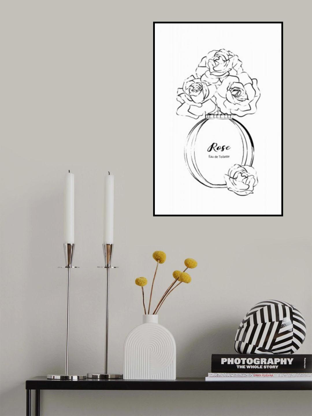 Rose Perfume Poster och Canvastavla