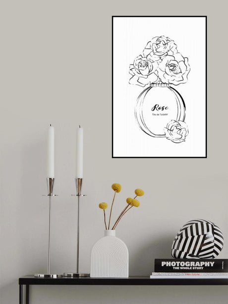 Rose Perfume Poster och Canvastavla