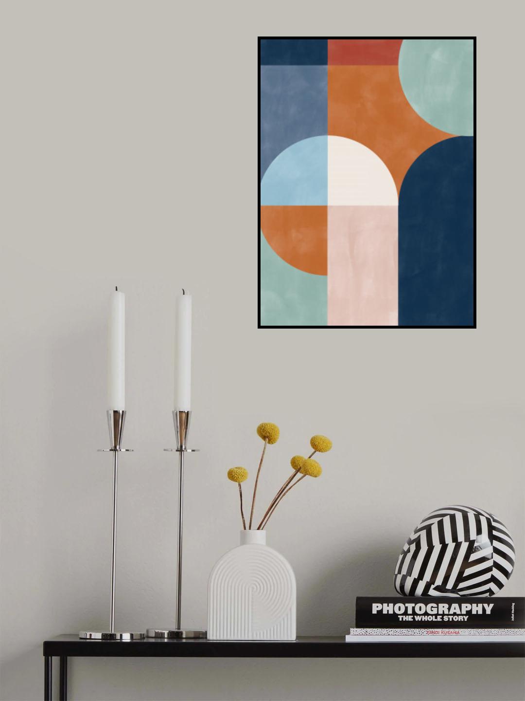 3x4aspectratiobluerust28 Poster och Canvastavla