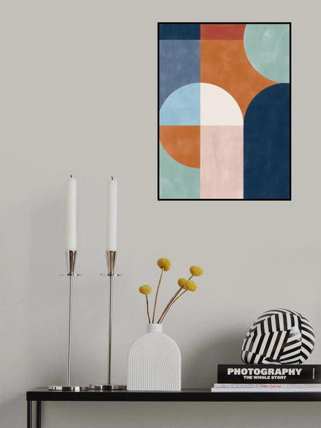 3x4aspectratiobluerust28 Poster och Canvastavla