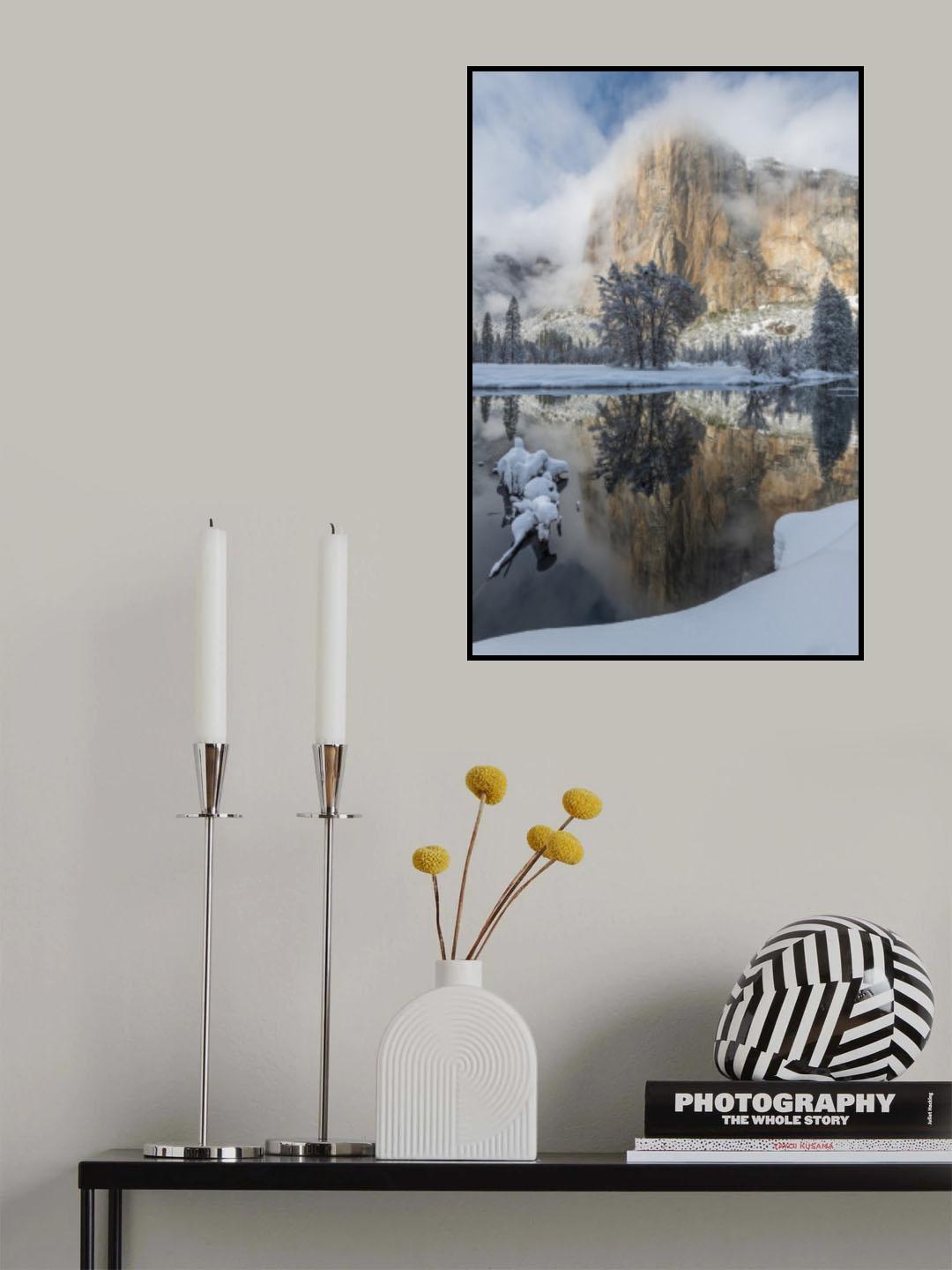 El Capitan in Winter Poster och Canvastavla