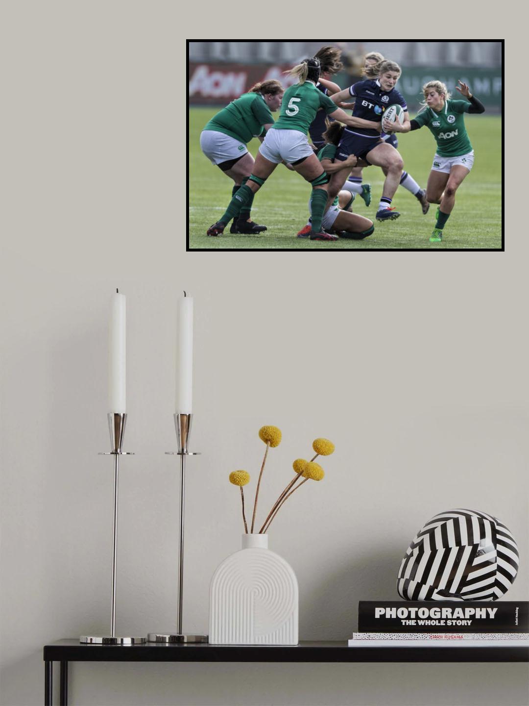 Ireland Vs Scotland Poster och Canvastavla