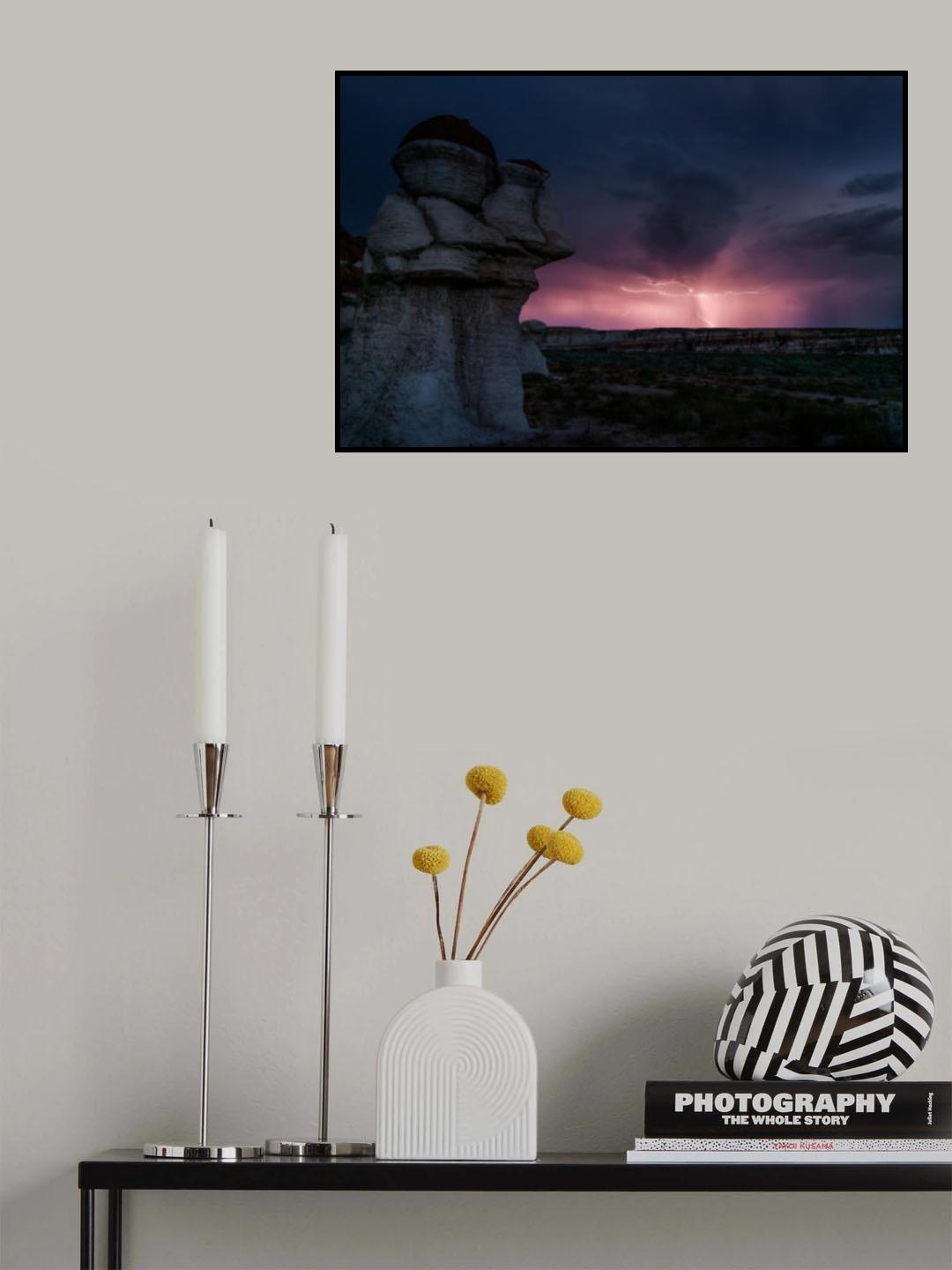 Canyon Lightning Poster och Canvastavla
