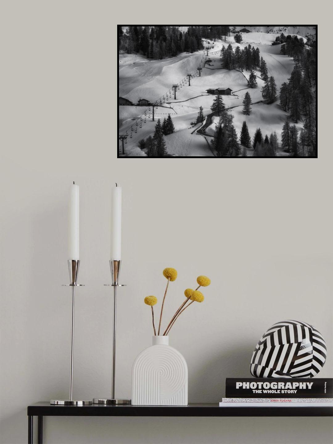 winter scape Poster och Canvastavla