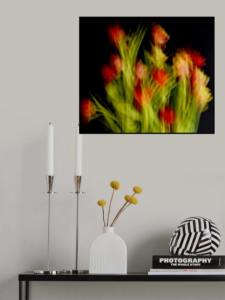 Impressionist Flowers Poster och Canvastavla