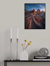 White soft face. Poster och Canvastavla