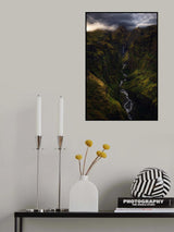 A Dramatic Moment in Iceland Poster och Canvastavla