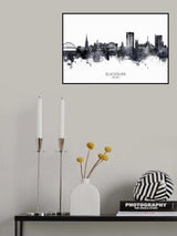 Blackburn England Skyline Poster och Canvastavla