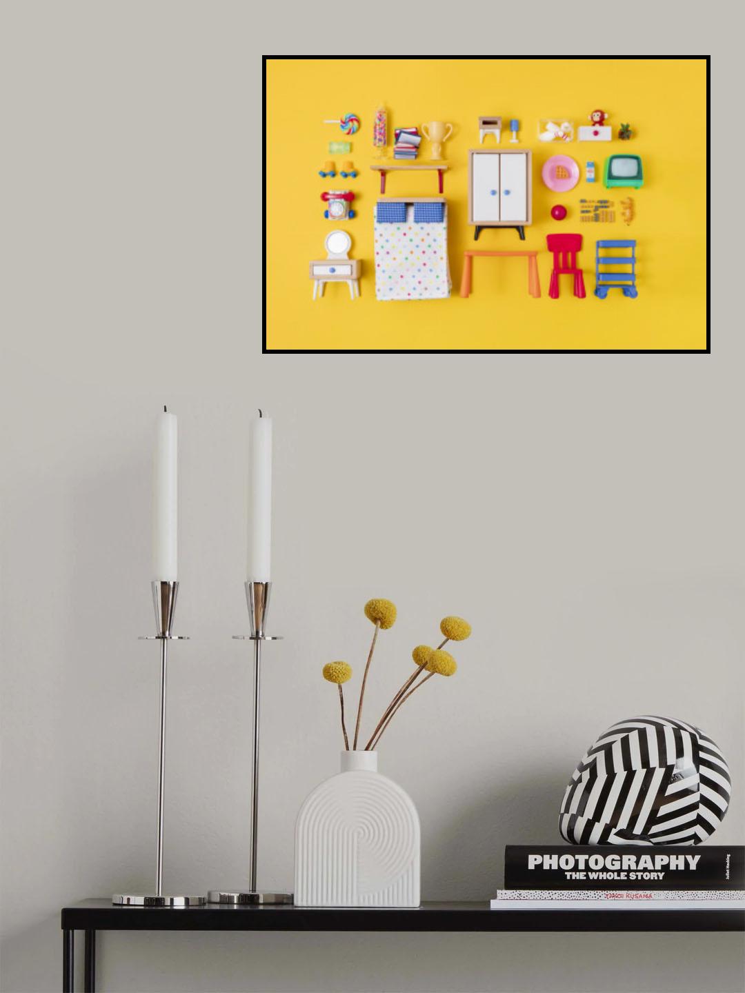 Dollhouse Kid S Room Poster och Canvastavla