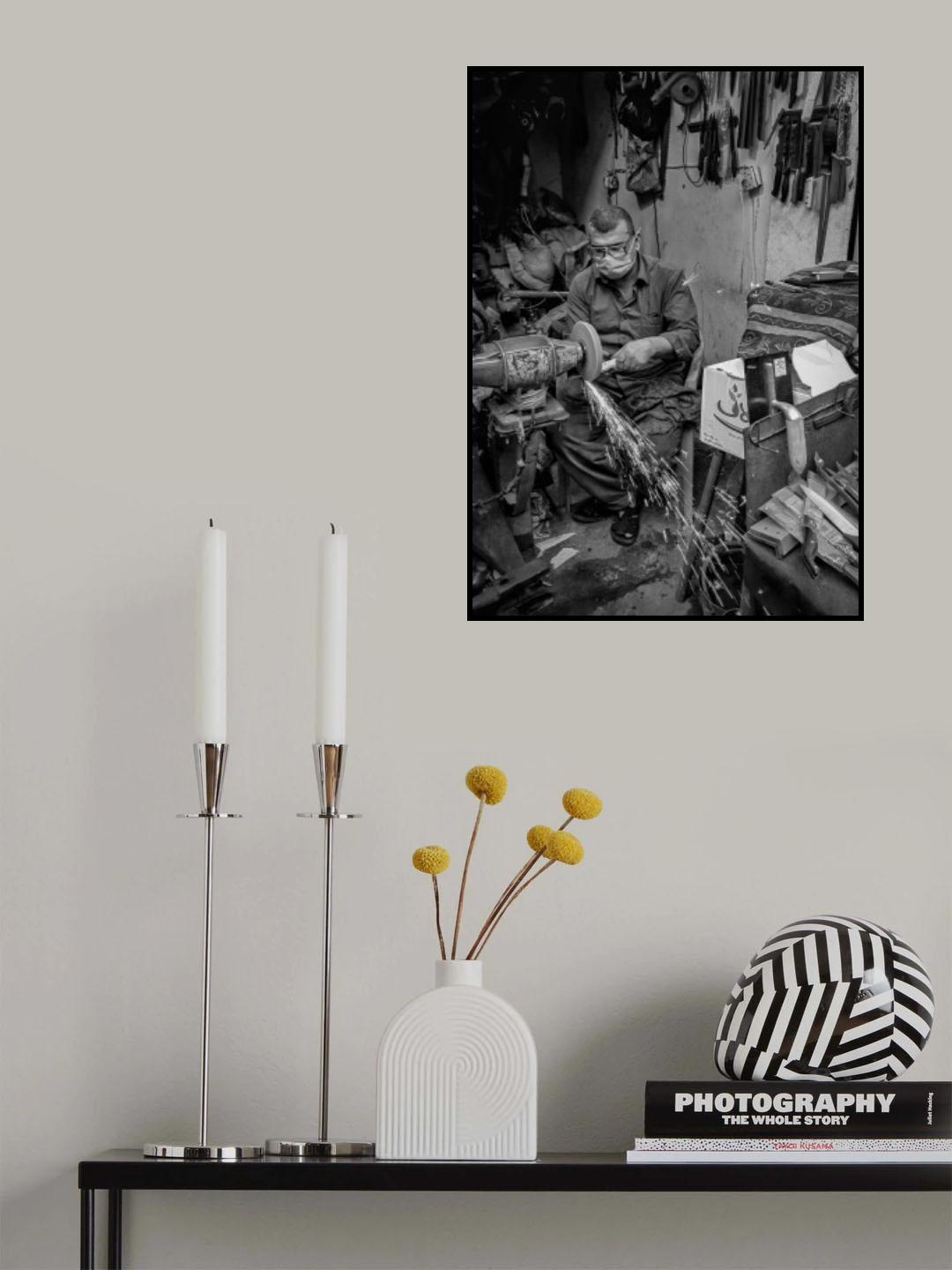 Traditional Bladesmithing Poster och Canvastavla