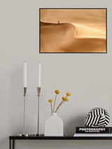 Man and the desert Poster och Canvastavla