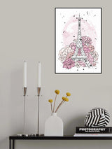Peony Paris Poster och Canvastavla
