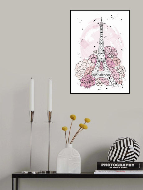 Peony Paris Poster och Canvastavla
