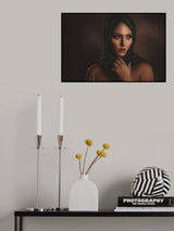 The green scarf Poster och Canvastavla