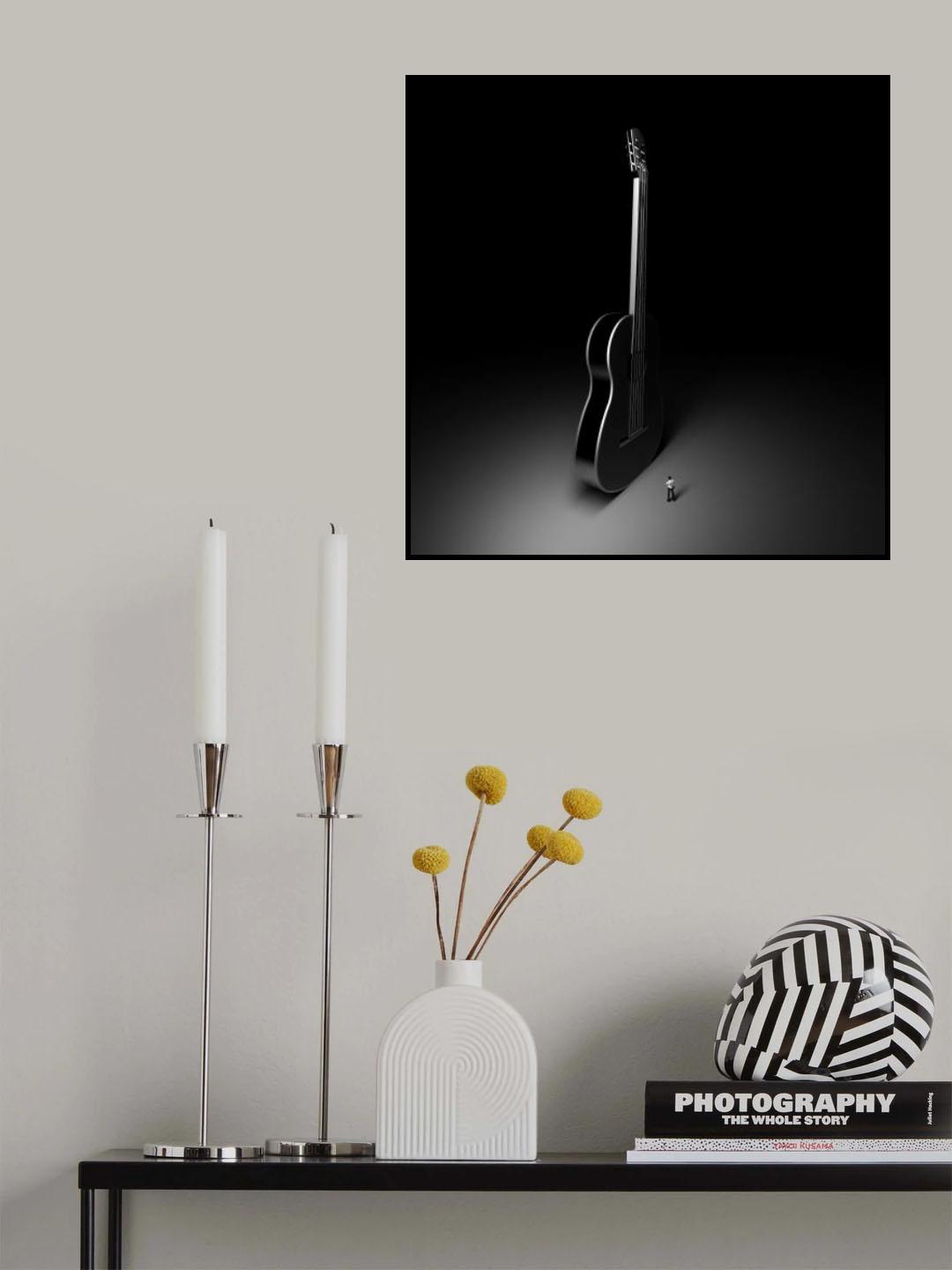 Guitar and Me Poster och Canvastavla