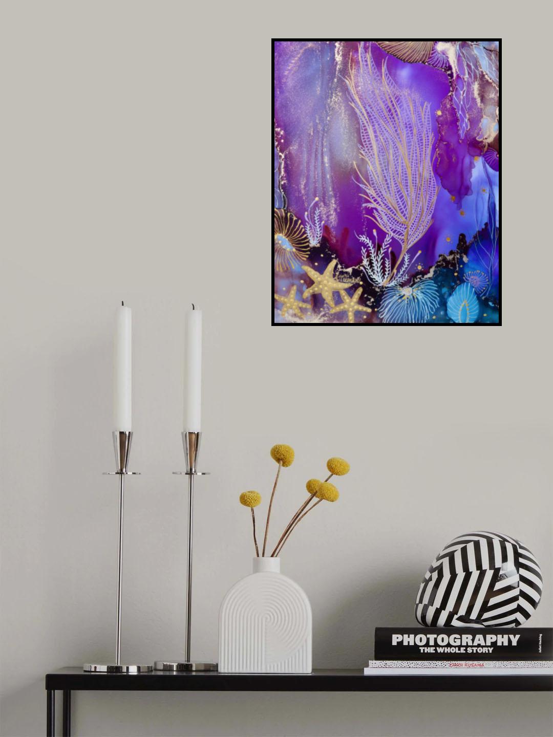 Blushing Reef 2 Poster och Canvastavla