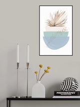Blue green boho-3 Poster och Canvastavla