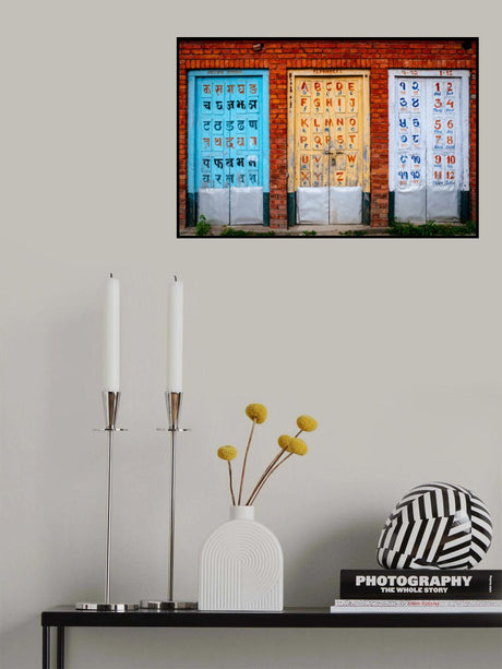 Letters &amp; Numbers Poster och Canvastavla