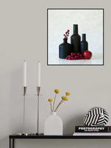 Study in Black and Red Poster och Canvastavla