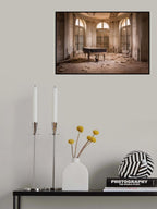 Piano in Decay Poster och Canvastavla