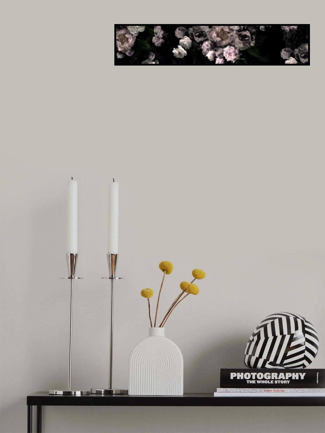 Hl001  Black Roses 4806mm X 3000mm Poster och Canvastavla