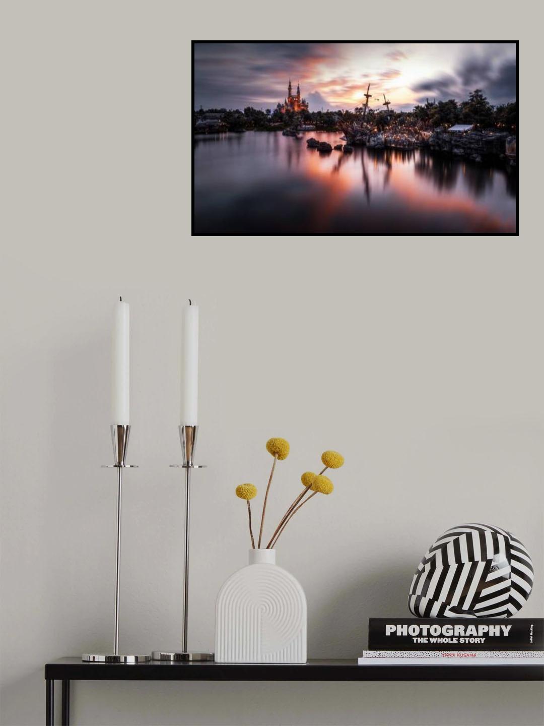 Sunset at Treasure Cove Poster och Canvastavla