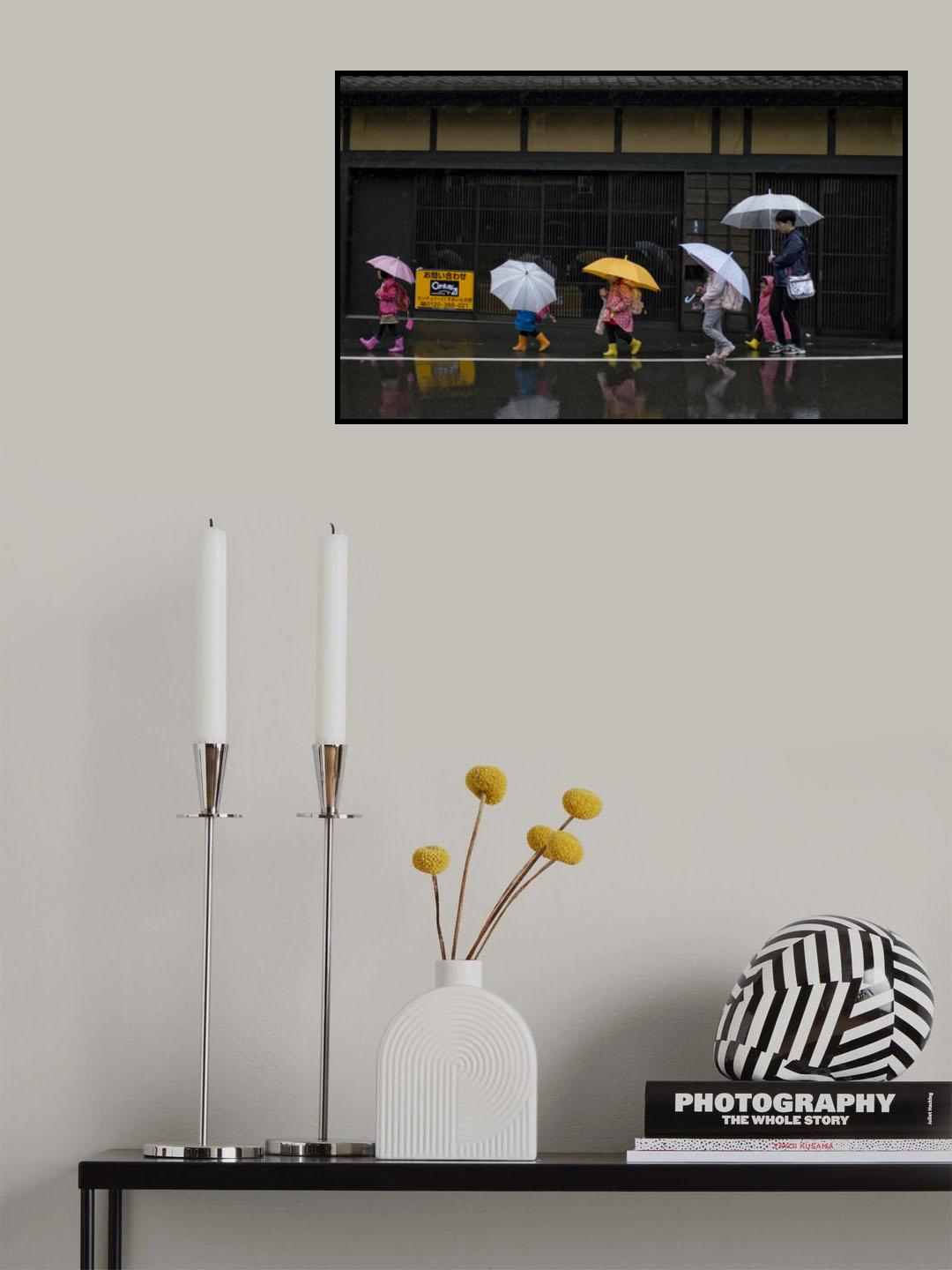 Under the rain Poster och Canvastavla
