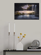 The water curtain cave Poster och Canvastavla