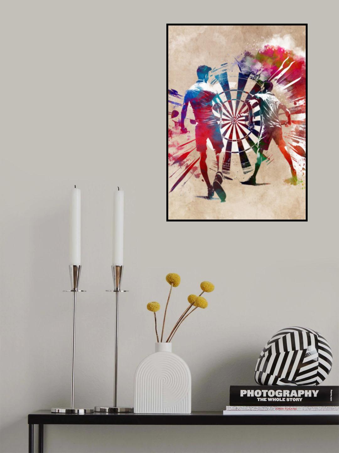 Dart Sport Art 6 Poster och Canvastavla