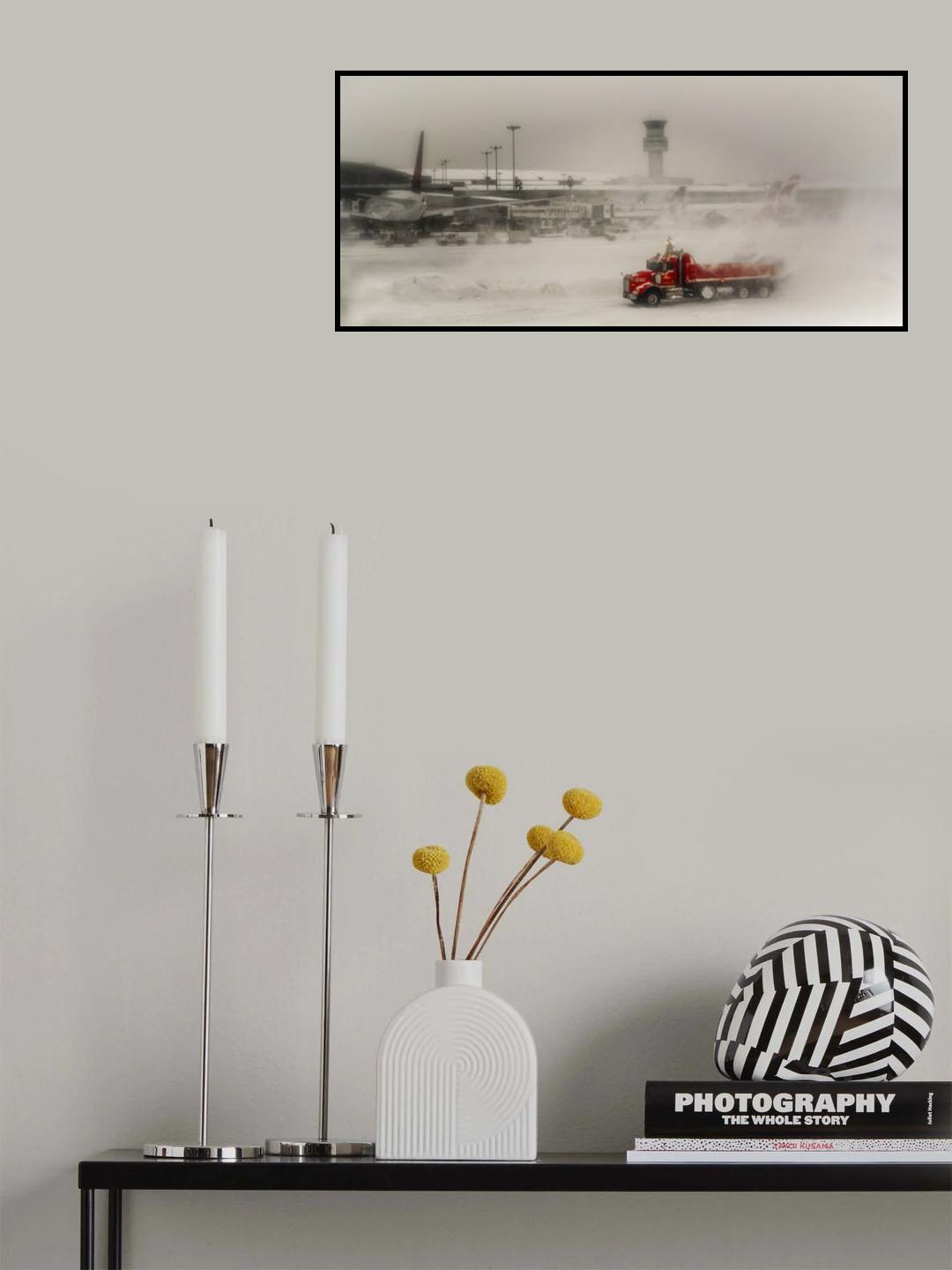 Moving snow Poster och Canvastavla