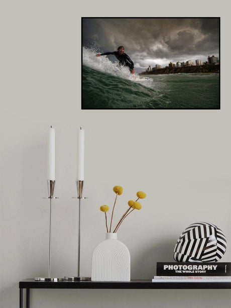 Apocalyptic Surfer Poster och Canvastavla
