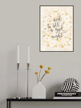 And to all a good night - vintage vanilla Poster och Canvastavla