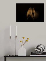 gold horse Poster och Canvastavla
