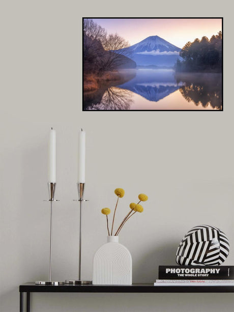 Mt. Fuji in Winter Poster och Canvastavla