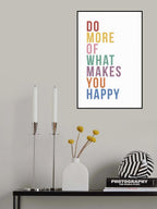 Be Happy Poster och Canvastavla