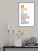 Be Happy Poster och Canvastavla